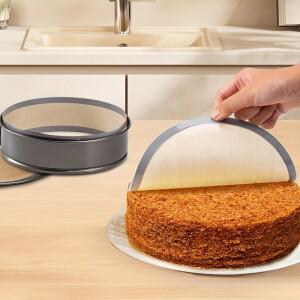실리콘 라운드 베이킹 매트 에어프라이어 오븐 시트 논스틱 라이너 재사용 호환 가능 베이크 접시 케이크