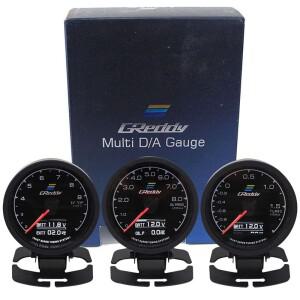 Greddi 게이지 62mm 7 색 부스트 게이지 자동차 미터 멀티 D/A LCD 디스플레이 오일 프레스 RPM 터보 진공