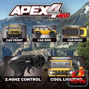 2025 HB-R1601-R1609 1:16 포드 말 수비수 Rc 원격 제어 모델 시뮬레이션 자동차 4WD 오프로드 등산 소년