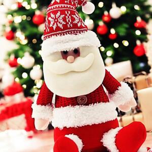 [2개구성] 하얀 산타 솜 크리스마스 밑 장식 인형 클로스 할아버지 겨울 트리 EWFG6NOR