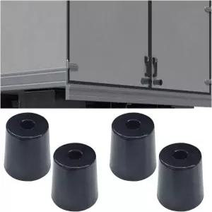 2인치 톨 콘 자동차 범퍼 스톱 미끄럼 방지 내마모 충격 흡수 고무 패드 램프 도어용 가드 교체 액세서리