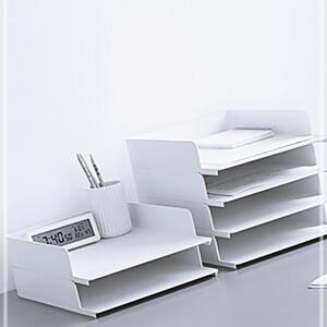 [2개구성] 교실 보관 시스템 정리 학교 수납 UP 트레이 관공서 A4 학원 서류 리템 받침 ZW80406F