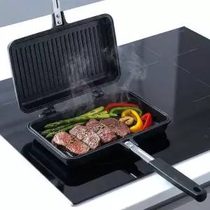 [NS홈쇼핑][DAMDA] 미니 그릴 IH 생선구이 양면팬 (인덕션겸용)[35742754]