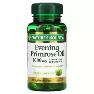네이처스바운티 달맞이꽃 이브닝 프라임로즈 오일 Evening Primrose Oil 1000mg 60 소프트젤