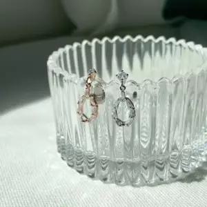 드롭 큐빅 피어싱 바벨바 원 변경가능 라블렛바 귀찌 패션귀걸이