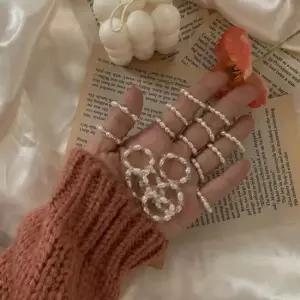 반지 비즈 구슬 진주 투타입 패션반지 레이어드링 링반지 비즈반지