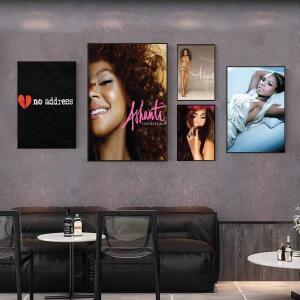 가수 Ashanti Bonafide 생존자 포스터 고성능 기숙사 거실 미적 벽 장식 그림 스티커