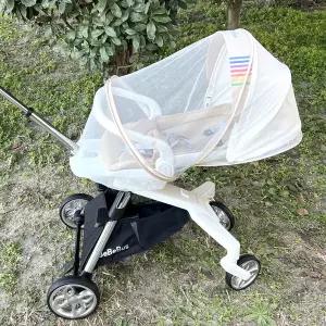 유모차 시트 매트 패드 커버 베베부스 버터플라이 모기장 - 완벽한 커버리지 유모차에 사용 가능 액세서리