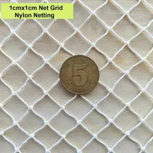 오이망 고추망 매듭 나일론 그물 화이트 메쉬 새 방지 그물-정원 울타리 작물 보호 개 고양이 닭