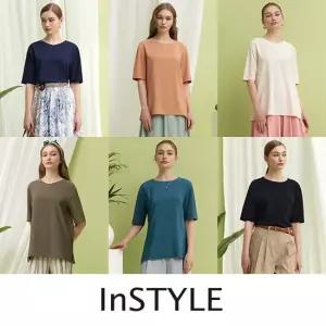 [인스타일][인스타일] [런칭 69,900원] 인 스타일  반전 티블라우스 6종 25SS