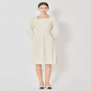 [오조크][오조크(OZOC)] 라인 스티치 벨티드 원피스 (택가격 137000원)