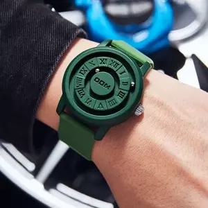 맹인 시계 마그네틱 아날로그 워치 손목 방수 점자시계