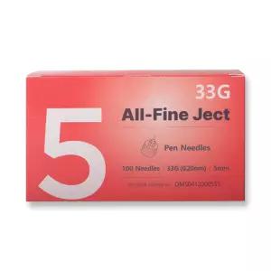 올파인젯 멸균주사침 인슐린 펜니들 33Gx5mm 1박스 100개