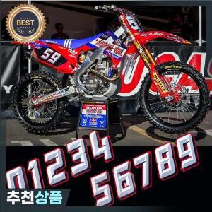 오토바이 레이싱 번호 스티커 DIY Refit 반사 자동차 스타일링 3 차원 현실적인 헤드 데칼
