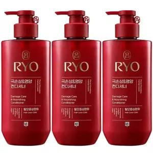 려 함빛 극손상&영양 컨디셔너 린스 480mlx3개 탈모케어샴푸 손상 머리카락 엉킴 개선