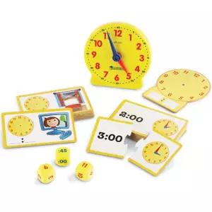 1학년 수학 시계모형 활동카드 교구 유치원 준비물 여아 어린이집 산수 유아 학교