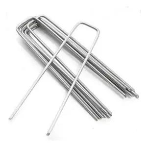 DOMOA 잡초 제초 매트 멀칭 고정핀 100개 비닐 방지 부직포