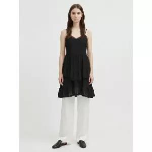 [하프클럽/샵앤]여성 레이스 뷔스티에 캉캉 레이어드 미니 원피스 NARU-WDR-210