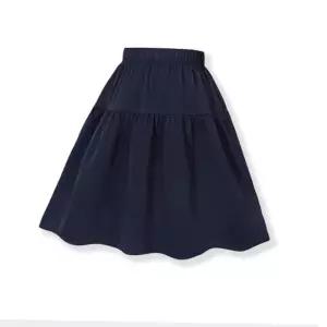 하이웨스트 플레어 치마 라인 여름 롱