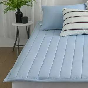 침대패드 밴딩 시리즈 블루 패드 레트로 싱글