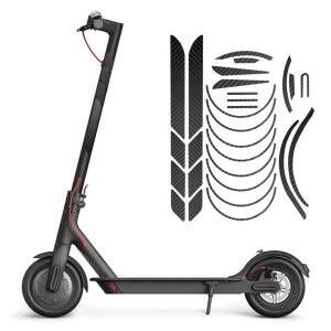 1세트 반사 야간 맥세이프 스티커 휠 데칼 샤오미호환 M365/PRO/PRO 2/Mi3 경고 커버 용 타이어 아플리케