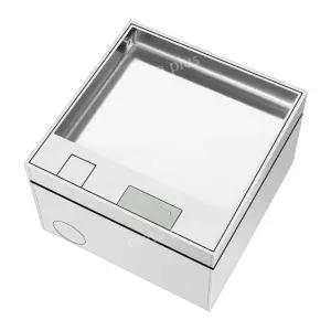 플로어 콘센트 바닥매립 후로아 박스 130실버 매립형