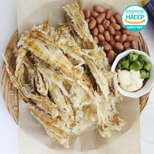 어물전꼴뚜기 아귀포 80g X 2/ 아귀채 순살 마른안주 건어물 건어포