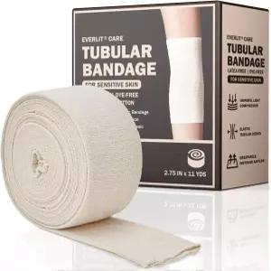 에버라이트 560D 코튼 블렌드 탄력 튜브형 지지 붕대 손목 손용 라텍스 프리 초두꺼운 통기성 스타키넷