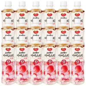 동원 보성홍차 아이스티 제로 복숭아 500ml x 18개 / 음료수 제로칼로리
