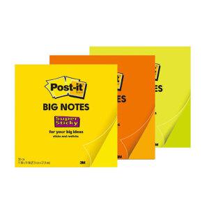 3M 포스트잇 빅노트 279x279mm 3M 사무 노트 빅노트 포스트잇 사무실 문구 큰포스트잇 오피스허브 회의실