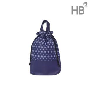 눈꽃무늬 원형조리개 부직포가방 1장 / 시장가방 한약 휴대용 장바구니 마트