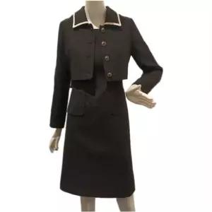 [롯데백화점]SOUP 금장버튼 카라 배색 투웨이 원피스 SAAOPM1