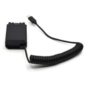 NP FZ100 더미 배터리 USB C 어댑터 DC 러 전원  장치 Sony Alpha A7M3 A7M4 A6600 A9II A7RIII A7RIV 카메