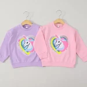 [키즈켈리]유니콘 옷 스팽글 여아 티셔츠 맨투맨