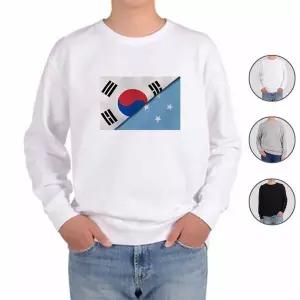 [하프클럽/알티피아]맨투맨 전색상 대한민국 미크로네시아 국기 디자인