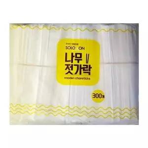 [콩심팥심]비닐 나무 젓가락 일회용 포장 식사용 솔로몬