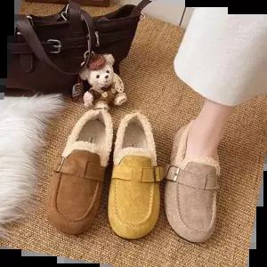 옐로우슬립온 폭신 털안감 로우 슬립온 DS-0334