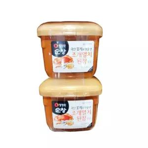 청정원 순창 조개멸치 된장 양념 900g 2개