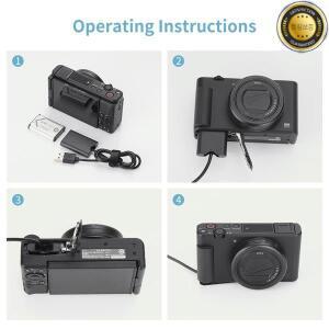 USB-A 전원 어댑터가 있는 NP-BX1 더미 배터리 DC 커플러 소니 ZV-1 RX100 M7 M6 M5 HX50 CameraJAS용