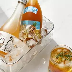 [골드스마일]2단 얼음 보관 원터치 푸쉬 32구 트레이 스쿱 세트 얼음 각얼음