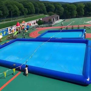 에어바운스 풀장 야외 워터 펜션 물놀이장 80cm 높이 5x8m 볼풀장