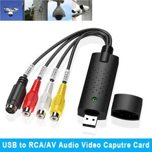 USB 2.0 Video Audi 호환o Converter Capture Card Easy Cap TV DVD VHS Adapter DVR