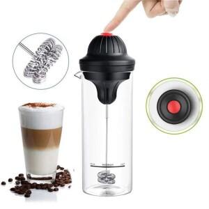 휴대용 우유 거품기 전기 커피 폼 메이커 쉐이크 믹서 배터리 주전자 컵 주방 도구