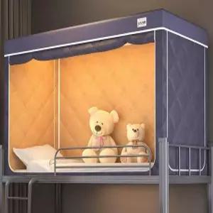 2층 침대 난방텐트 보온 1인용 방한텐트 싱글 사각