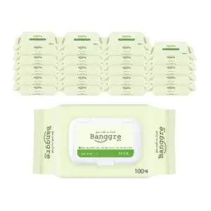 방그레 라이트 캡형 100매 20팩 물티슈