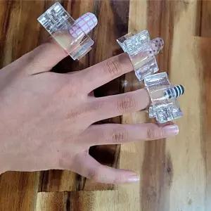 [셀러허브]네일몰드 고정클립 손톱연장집게 네일몰드고정클립 네일집게 (S15318236)