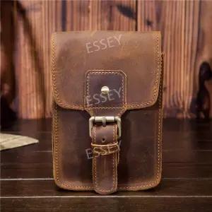 가죽 파우치 벨트 허리색 가방 벨트백 휴대폰 케이스 힙색 핸드폰