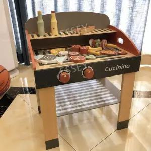 캠핑장난감 장난감 음식모형 원목소꿉놀이 바베큐놀이 캠핑놀이장난감