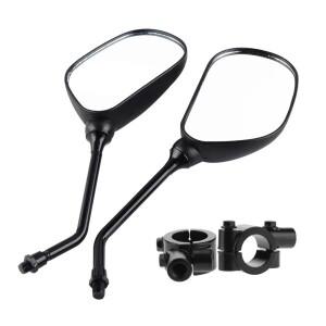 범용 바이크 오토바이 백미러 M10 M8 스쿠터 ATV 쿼드 버기 자전거 합금 홀더 25mm 핸들 바