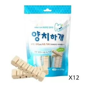 [반려] 강아지 양치껌 스케일링 14P 12개 묶음 애견 치석관리